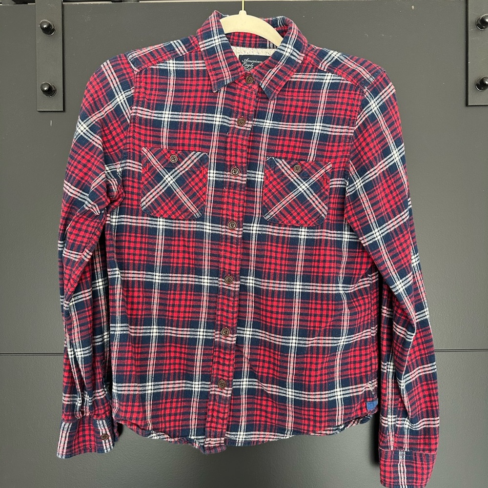 Flannel button down shirt